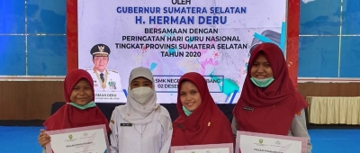 TIGA PESERTA DIDIK SMAN SUMSEL SABET JUARA LOMBA CIPTA PUISI TK SMA/SMK PROVINSI SUMSEL