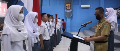 Pengukuhan Organisasi Siswa SMAN Sumatera Selatan Berlangsung Khidmat