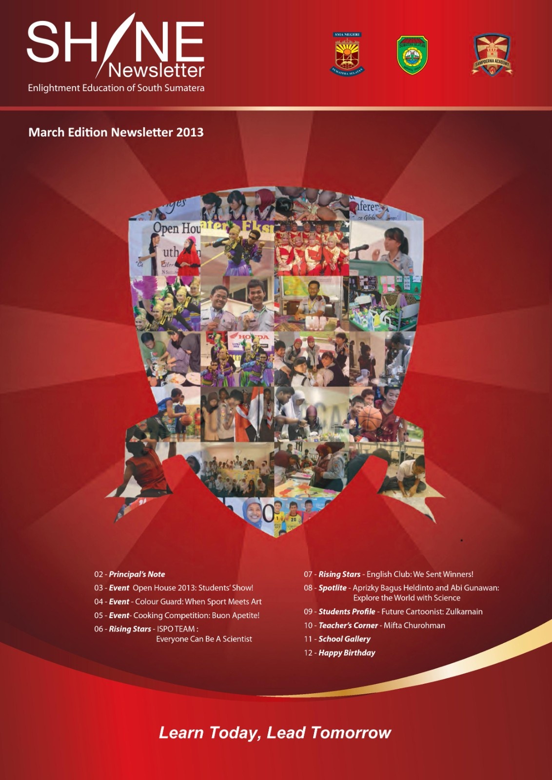 NEWSLETTER 2013 MARCH EDITION