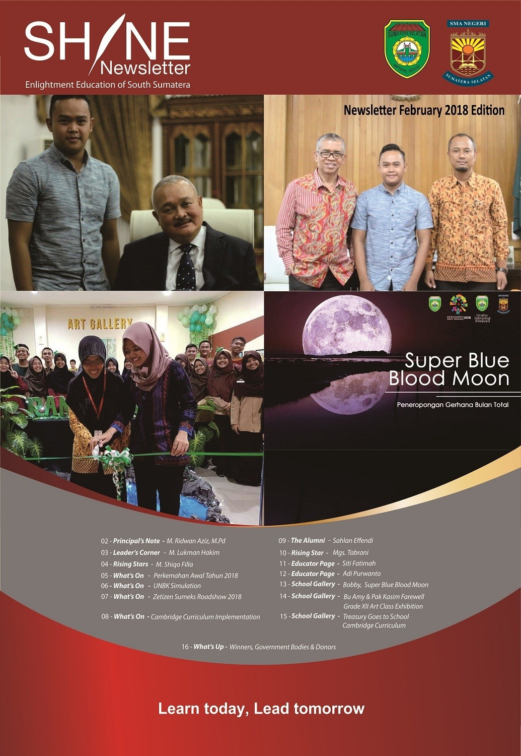 NEWSLETTER 2018 FEBRUARY EDITION